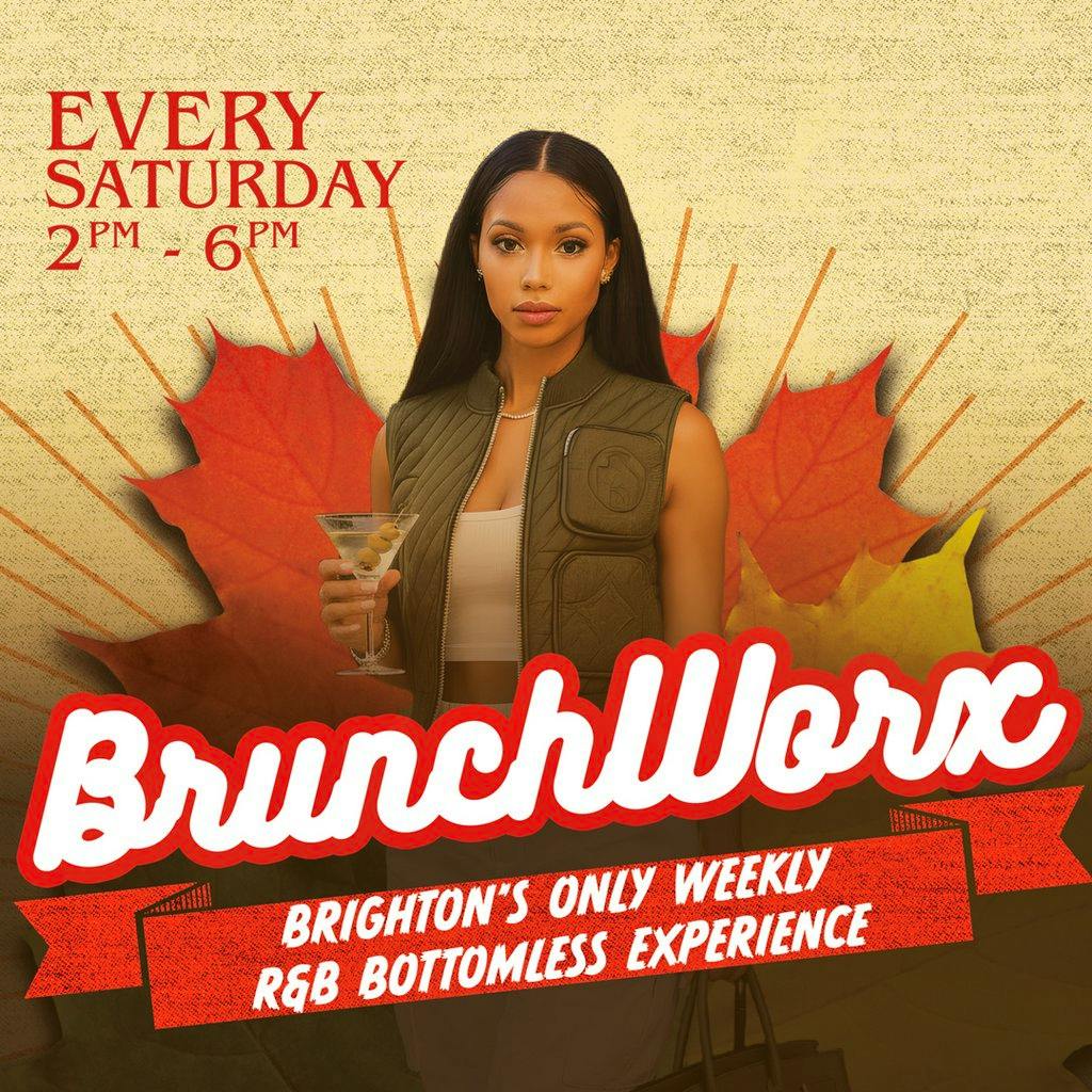 BRUNCHWORX - The R&B Hip Hop Dancehall Bottomless Experience at Enigma Stock Exchange Bar