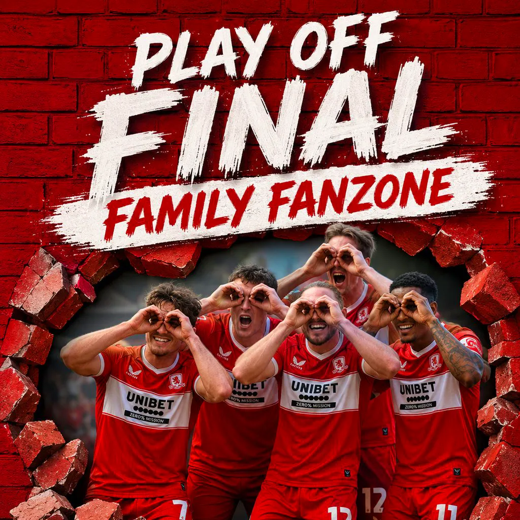 Championship Final Boro v Hull City Family Fanzone at The Parkway Sports Bar, Lounge And Function Suite