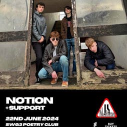Notion plus support Tickets | SWG3 Poetry Club Glasgow  | Sat 22nd June 2024 Lineup