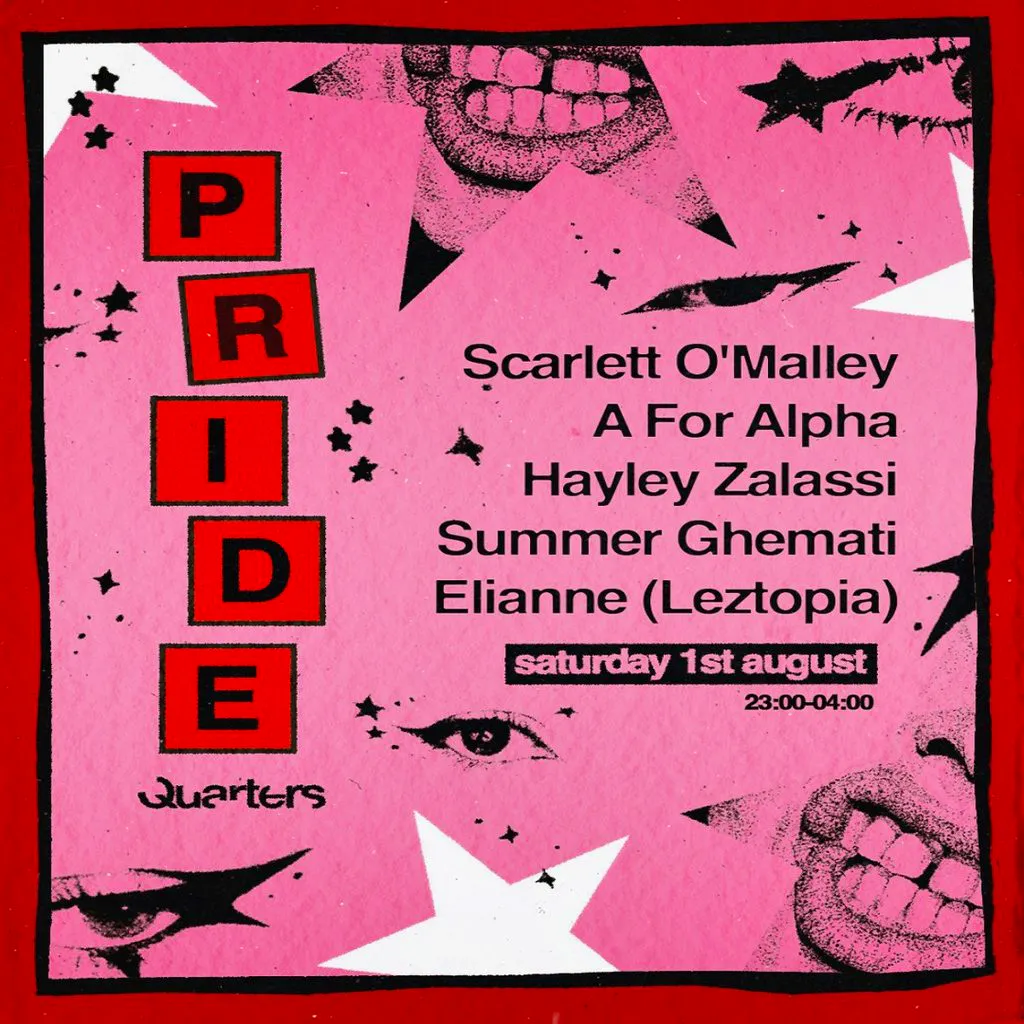 Quarters presents Pride at Quarters Brighton