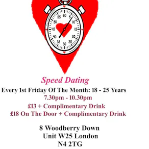 Speed Dating. 18- 25 Fridays