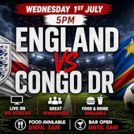 England vs Congo at Bally's Casino Newcastle