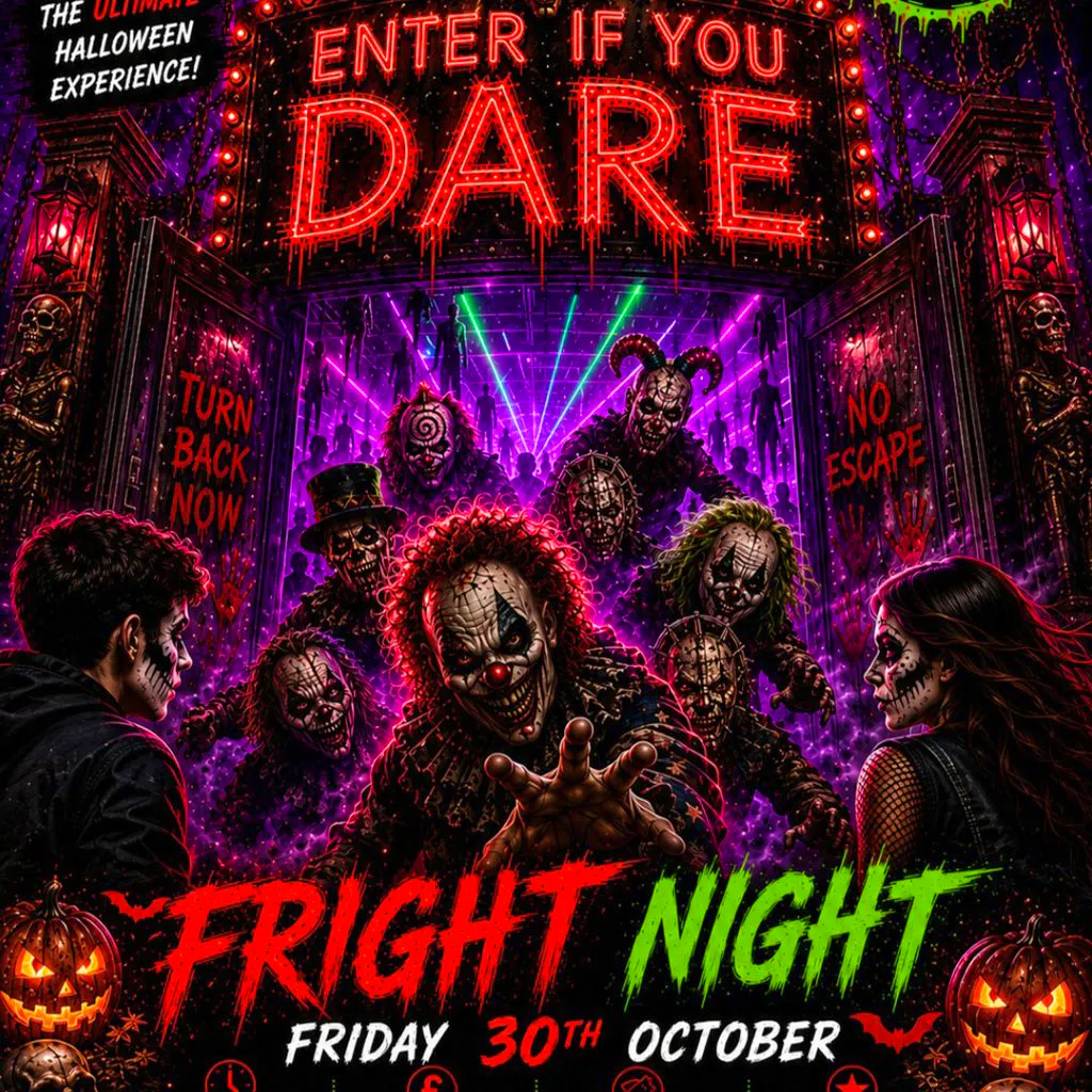 U18s Halloween FriGht NiGHt - Wellingborough at Palm Beach   Wellingborough