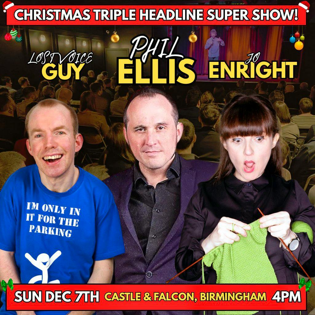 Funny Beeseness: Christmas Super Show - Phil Ellis at Castle And Falcon
