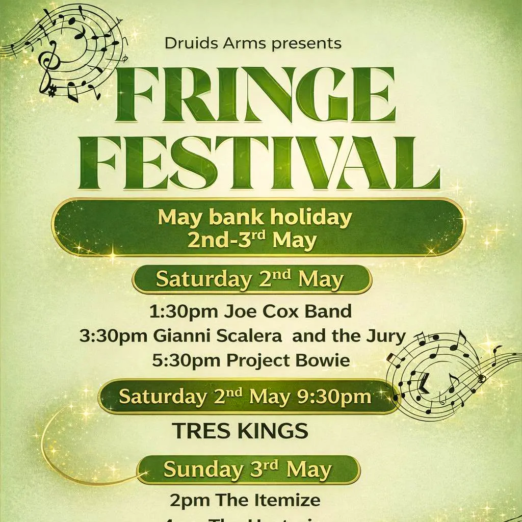 Maidstone Fringe Festival at Druids at The Druids Arms