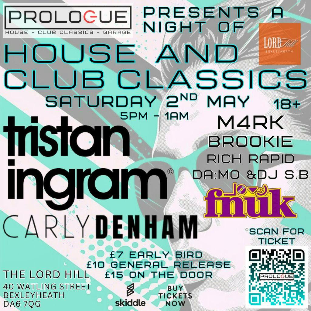 Prologue Presents a Night of House and Club Classics at Lord Hill