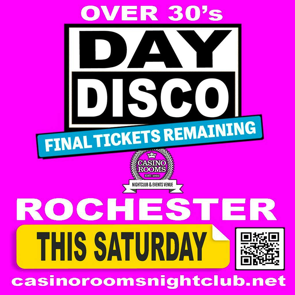 Day Disco (Over 30's) - Saturday 31st January 2026 at Casino Rooms