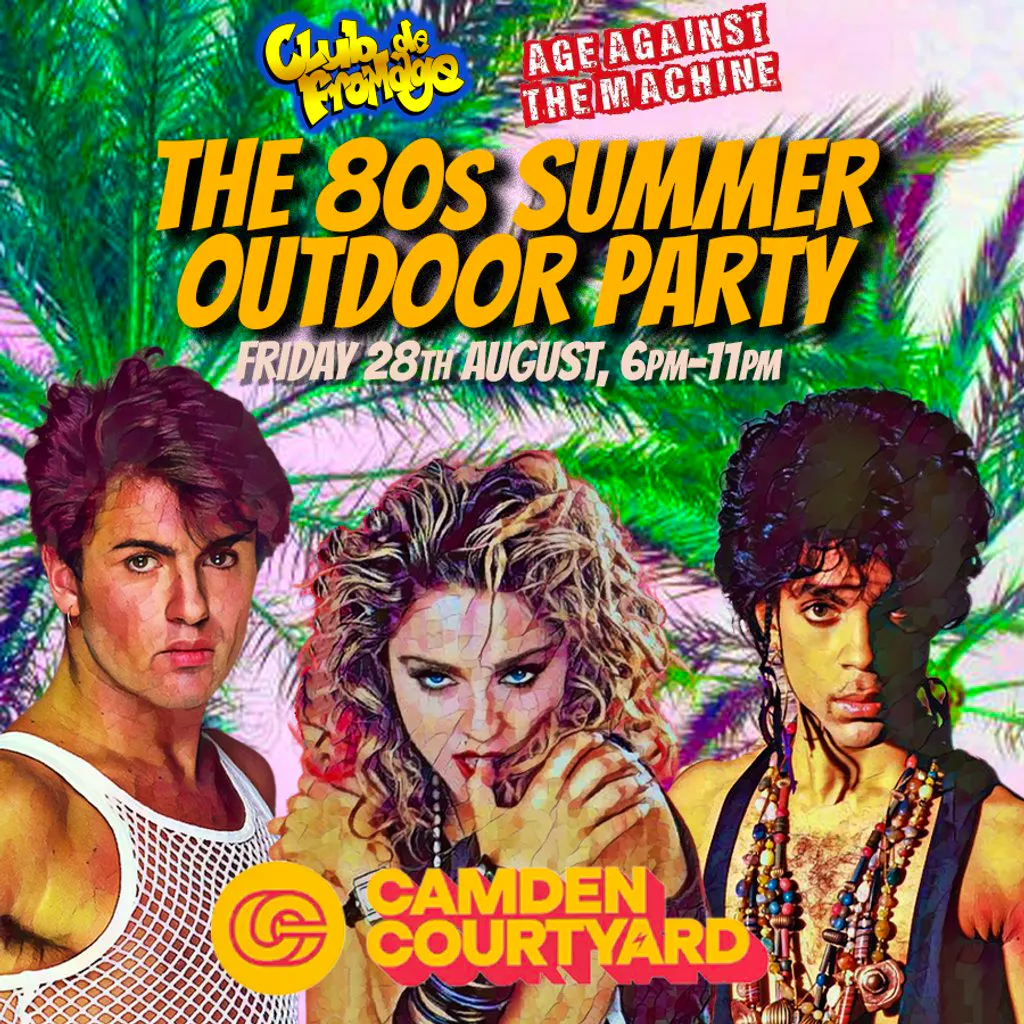 The 80s Summer Outdoor Party: CAMDEN (18+) at Camden Courtyard