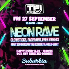 TFIFriday: Neon Rave Freshers Special! at Suburbia Southampton