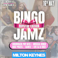 Bingo Jamz Milton Keynes: Popstar Edition: 16th May at Rumble Rooms