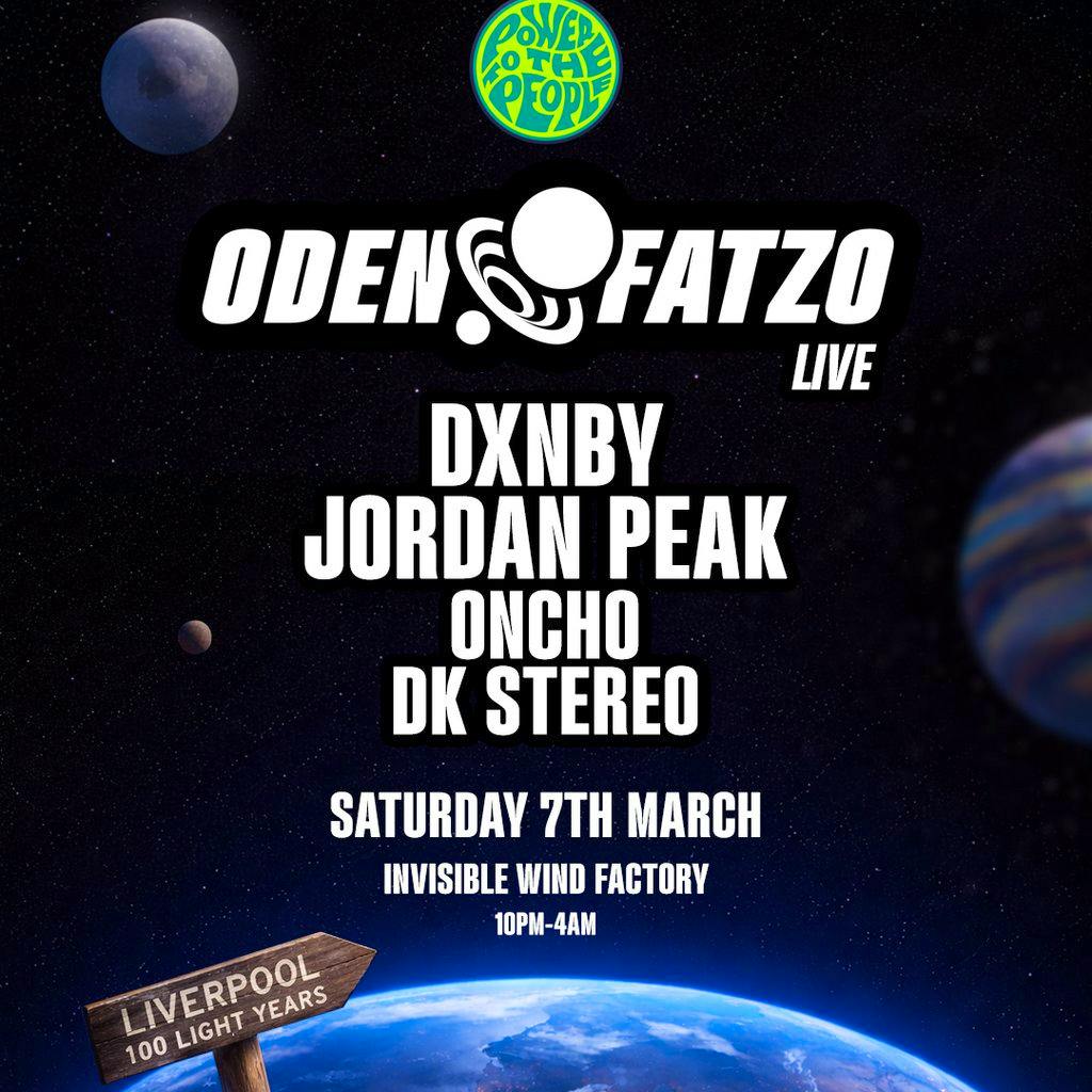 Power to the people Pres. oden & fatzo, DXNBY, Jordan Peak at Invisible Wind Factory
