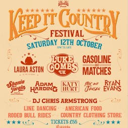 Rodeos presents Keep it Country Festival 2024 Tickets | Astoria Wolverhampton Wolverhampton  | Sat 12th October 2024 Lineup