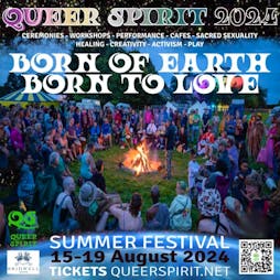 Queer Spirit Festival | Bridwell Park Cullompton  | Thu 15th August 2024 Lineup