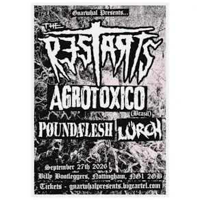 The Restarts, Agrotoxico + Pound Of Flesh - Live @ Billy's