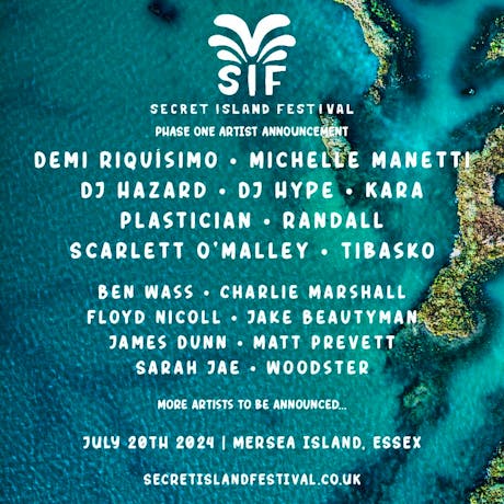 Secret Island Festival 2024 at Mersea Island Essex