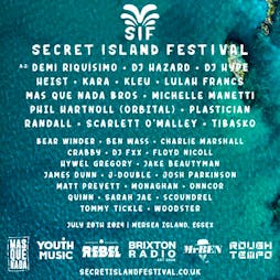 Secret Island Festival 2024 Tickets | Mersea Island Essex Essex  | Sat 20th July 2024 Lineup