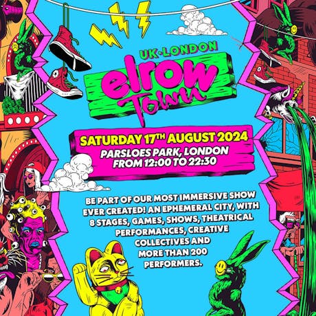 Elrow Town London at PARSLOES PARK