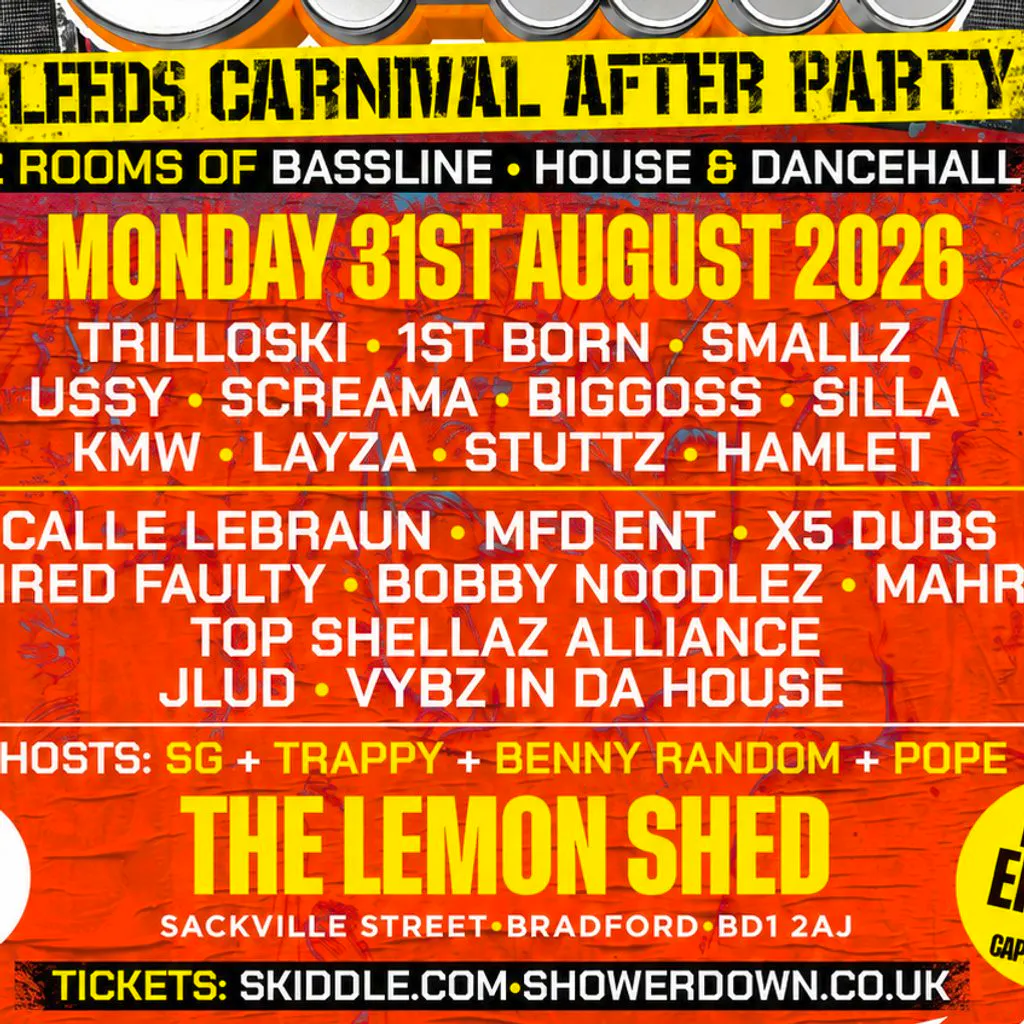 Leeds Carnival After Party Capricorn Summer Jam at The Lemon Shed