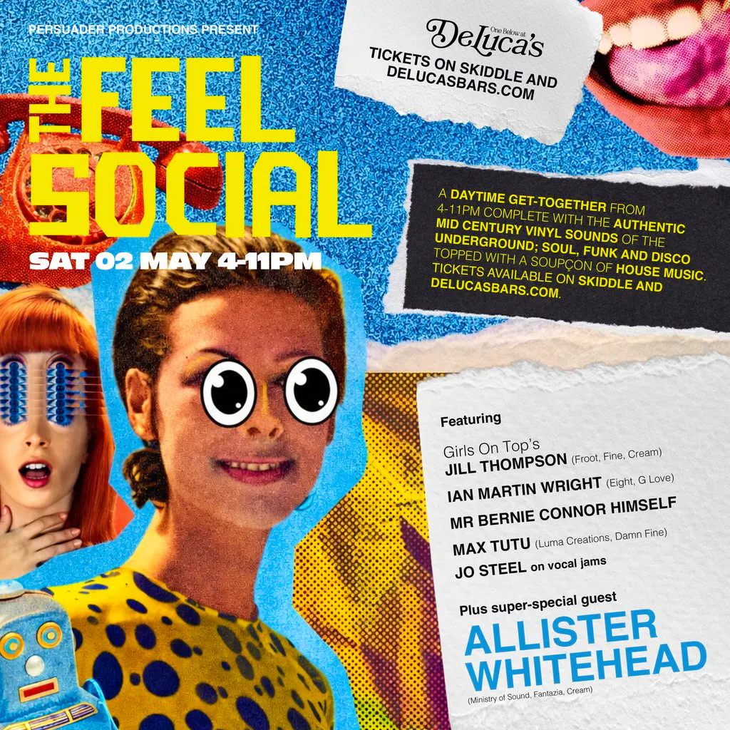 THE FEEL SOCIAL with special guest Allister Whitehead at DeLuca's Bar And Nightclub