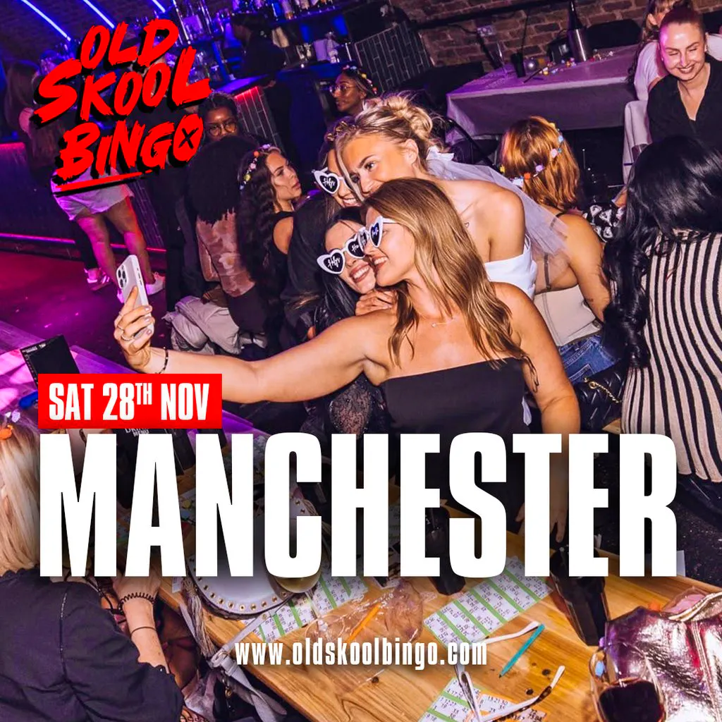 Old Skool Bingo Sat 28th Nov Manchester at BLVD Manchester