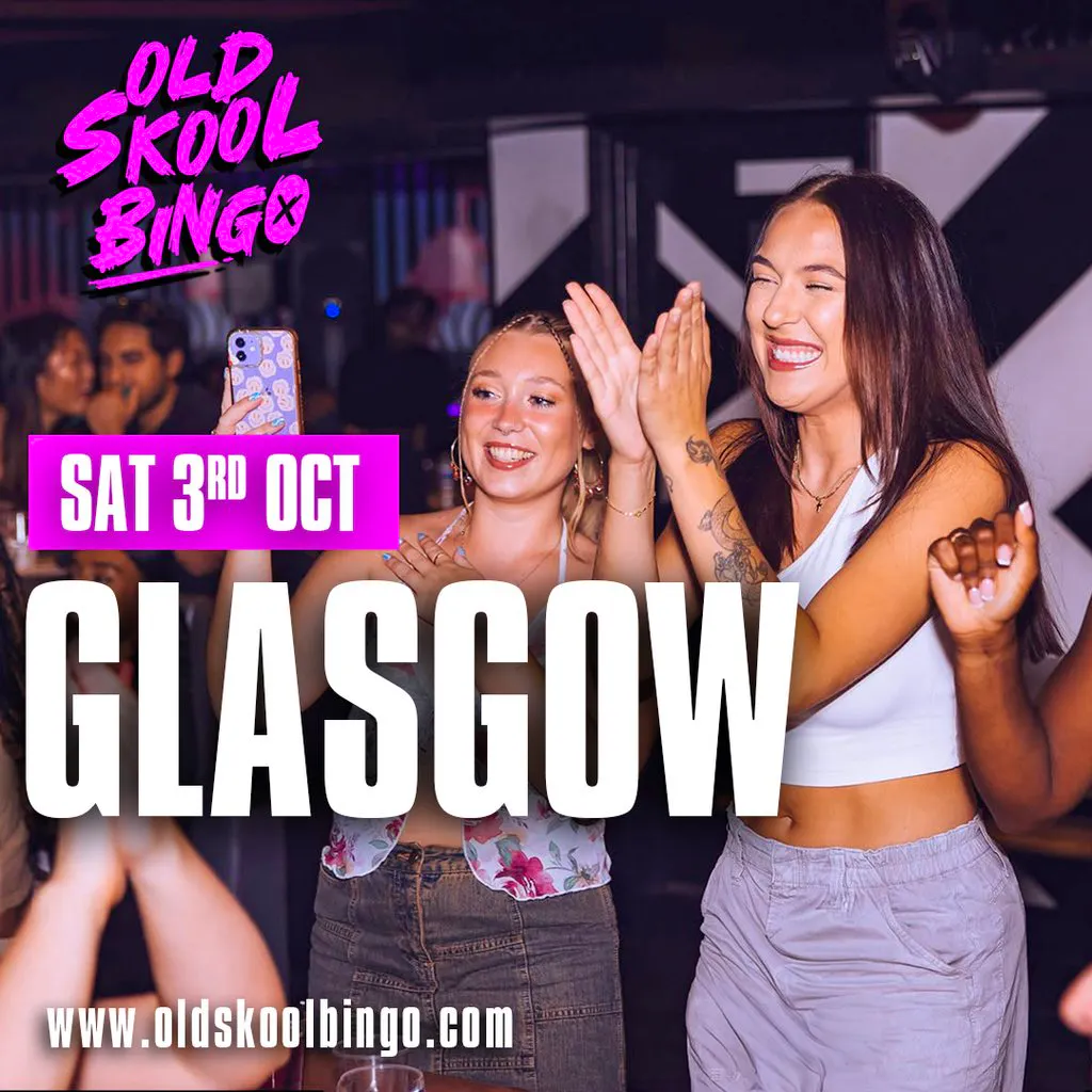 Old Skool Bingo Sat 3rd Oct Glasgow at Manuka