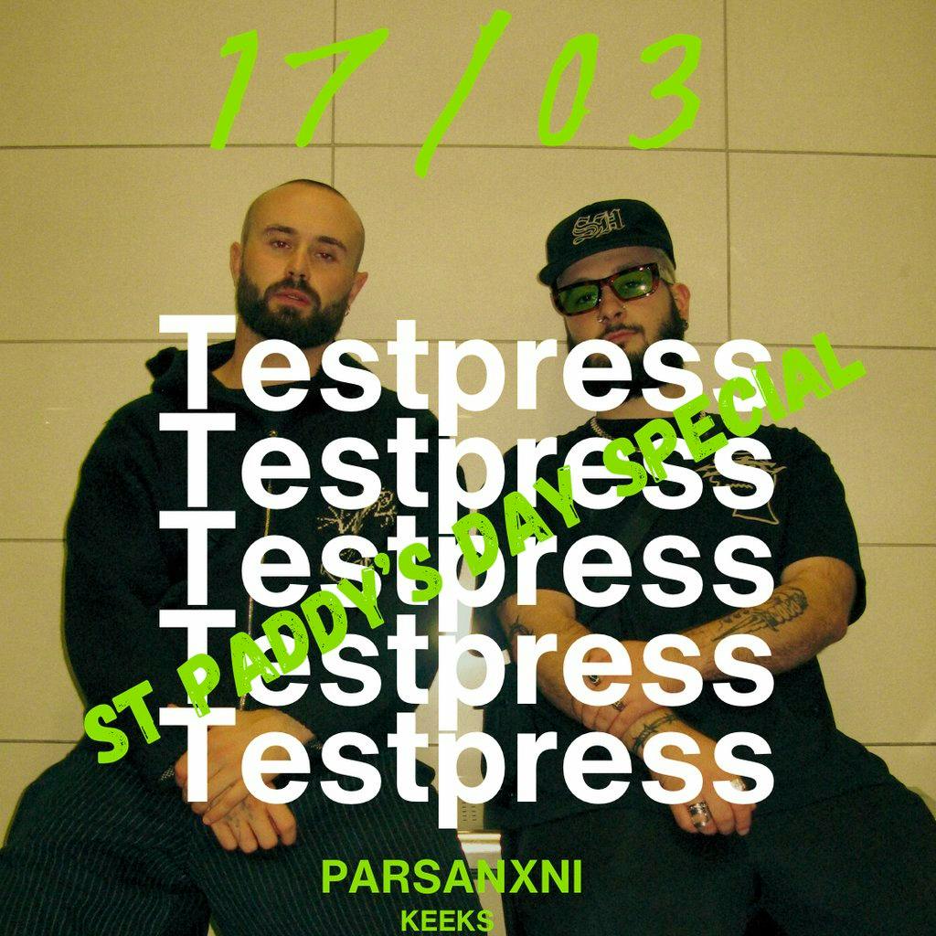 St Paddy's Day - TESTPRESS at KLUB GLASGOW