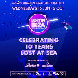 Lost In Ibiza Sunset Ocean Rave + Paradise @ Amnesia Tickets | Captain Nemo Boats Ibiza  | Wed 14th September 2022 Lineup