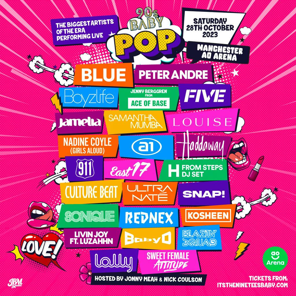 90s Baby Pop - The Biggest POP Show EVER