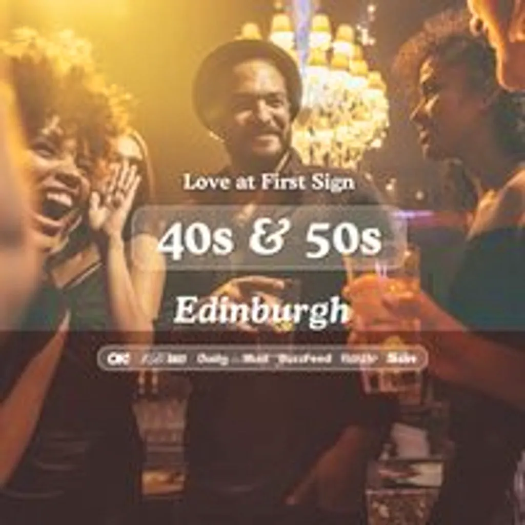 40s & 50s Singles Night @ Alchemist Glasgow|Love at First Sign at The Alchemist