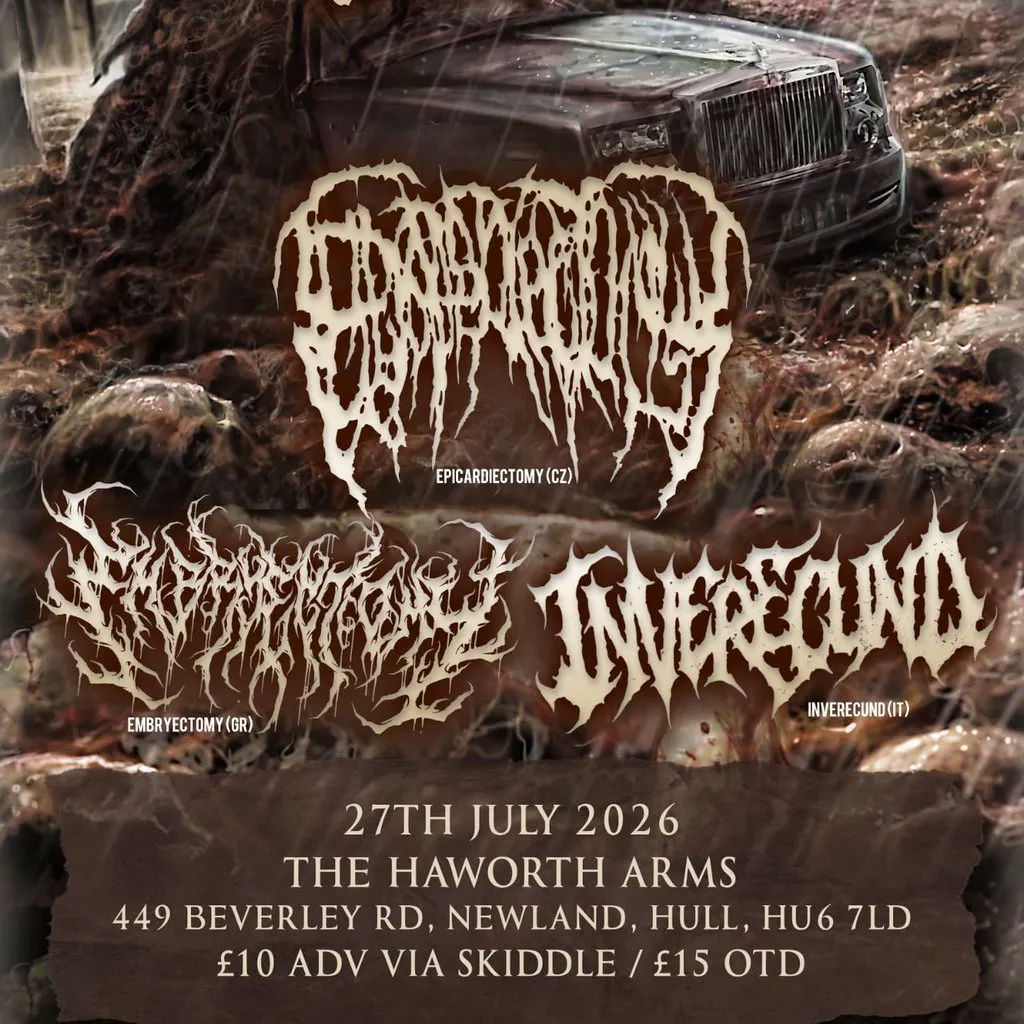 Epicardiectomy, Embryectomy, Invericund 27th July The Haworth at The Haworth Arms Hull