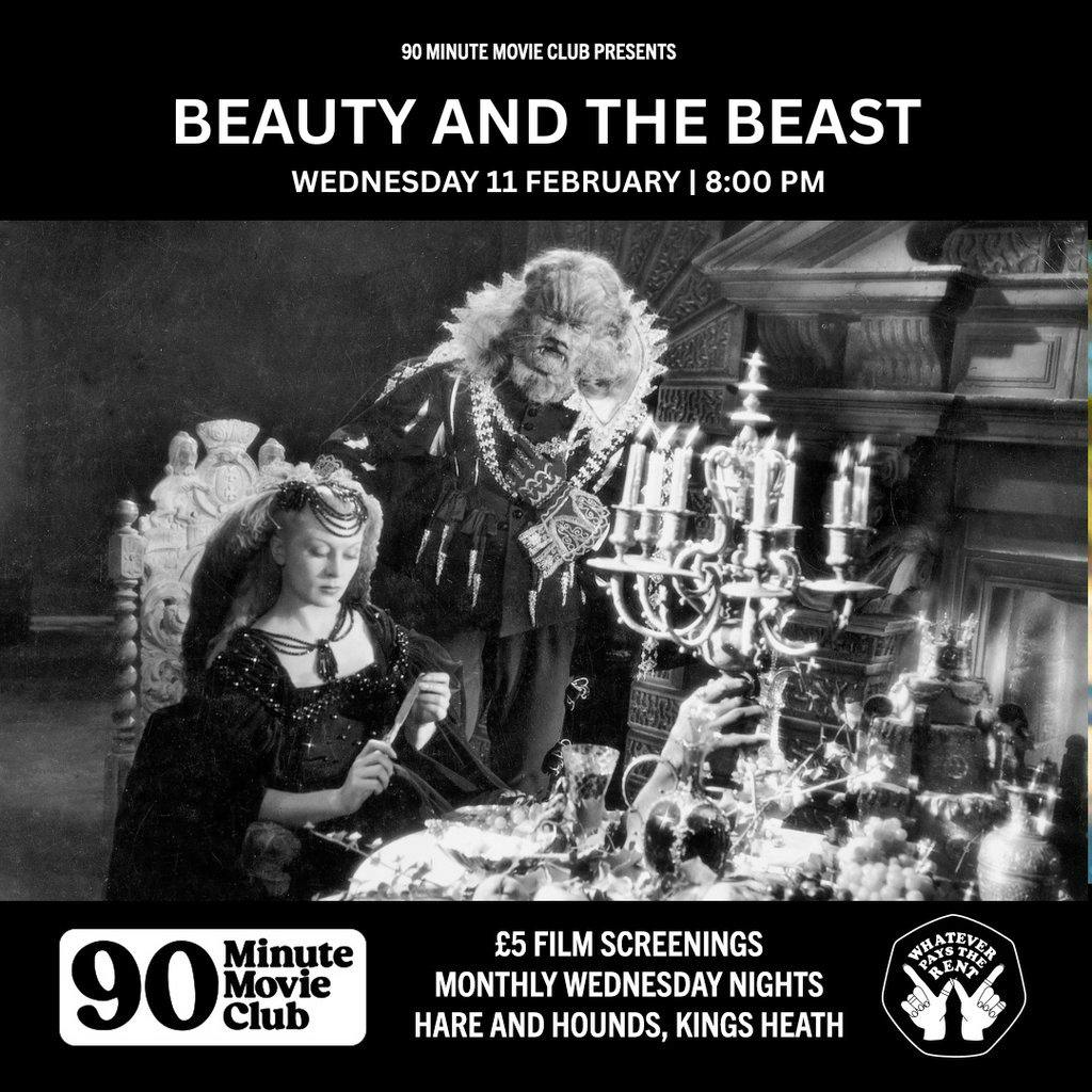 H&H x WPTR 90 Minute Movie Club: 'La Belle et La Bete' (1946) at Hare And Hounds Kings Heath