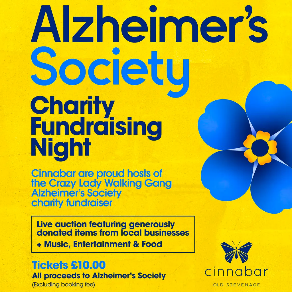 The Crazy Lady Walking Gang - Alzheimer's Fundraising Night at Cinnabar