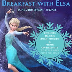 Breakfast with Elsa at Rainhill Hall
