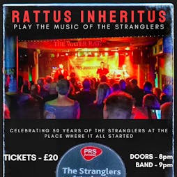 Rattus Inheritus celebrate 50 years of The Stranglers Tickets | The Back Room Of The Star Inn Guildford  | Sat 2nd November 2024 Lineup