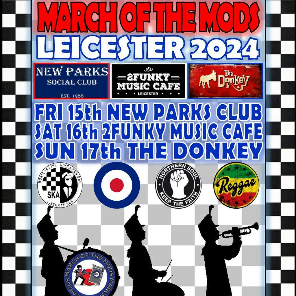 March of the Mods Leicester 2024 2Funky Music Cafe Leicester Fri 15