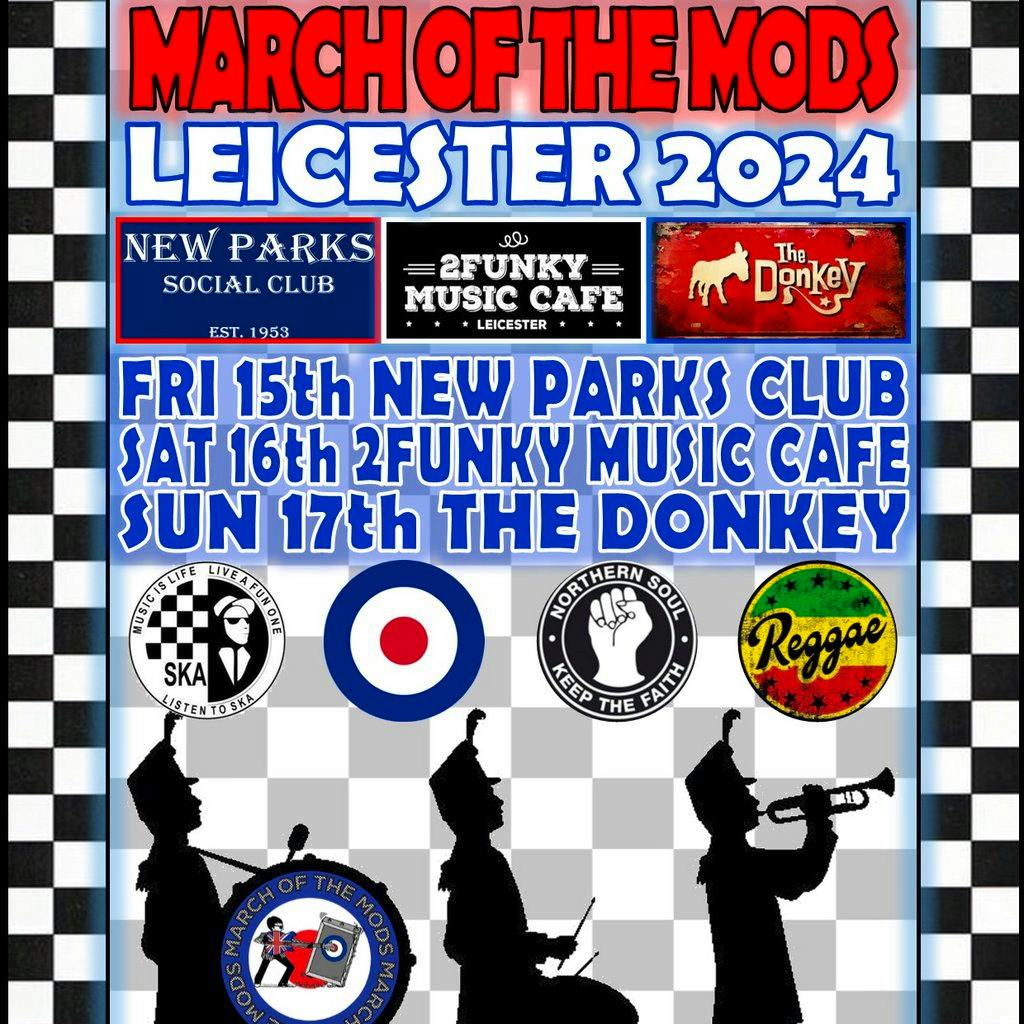 March of the Mods Leicester 2024 Tickets 2Funky Music Cafe Leicester