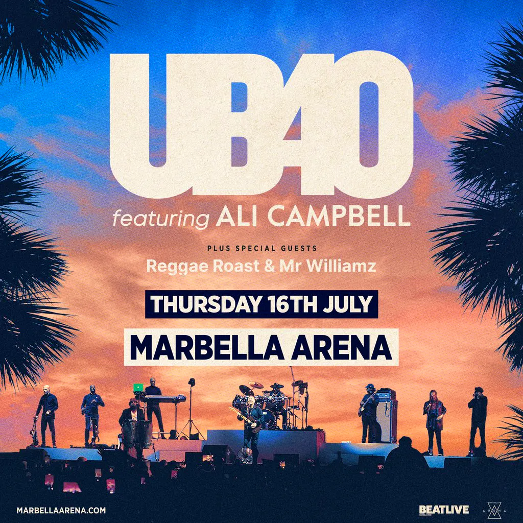 UB40 FT. Ali Campbell at Marbella Arena at Marbella Arena