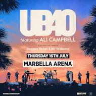 UB40 FT. Ali Campbell at Marbella Arena at Marbella Arena
