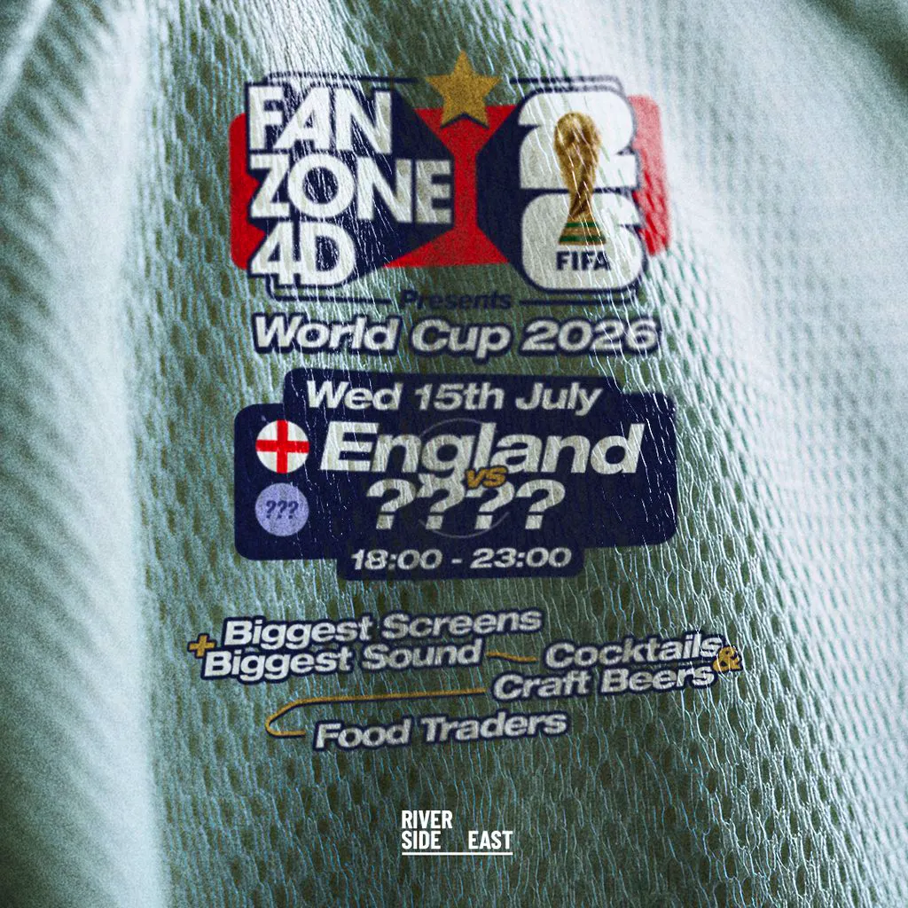 FANZONE 4D x Riverside East: Semi Finals England V ??? at Riverside East