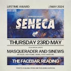 SENECA , Masquerader and Sinews The Face Bar, Reading