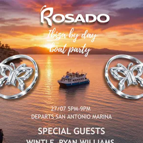 Rosado Ibiza boat party