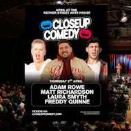 CLOSEUP COMEDY at Rother St Arts House with Adam Rowe and more! at Stratford Play House