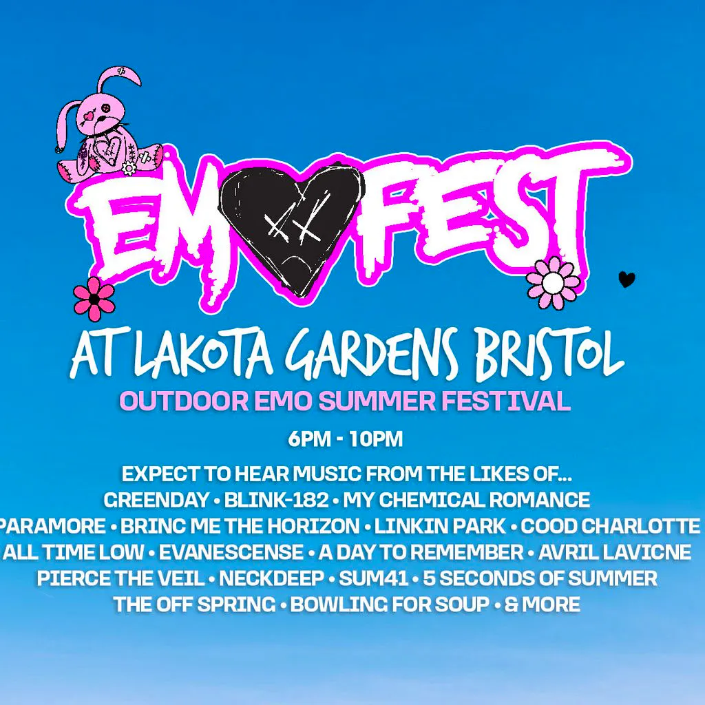 Outdoor Emo Festival Comes to Bristol! at Lakota