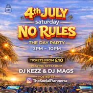 NO RULES - The Day Party at Heroes Bar Pulse Southend