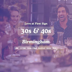 30s & 40s Singles Night at S&L Birmingham| Love at First Sign