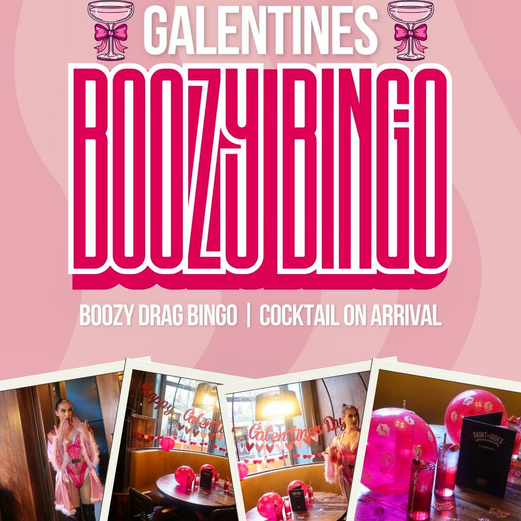 Galentines Boozy Bingo at Saint Judes