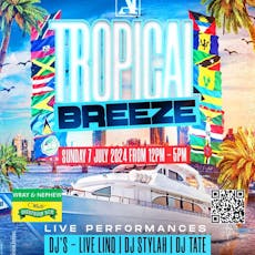 Tropical Breeze X Wray & Nephew at Dutch Master Party Boat