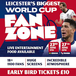Leicester's Biggest World Cup Fanzone: England Vs Ghana