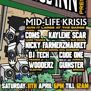 Mid Life Krisis Avin it Large at The Barge