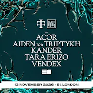 Teletech x Music Reactions: Vendex, Aiden b2b Triptykh at E1 London (ONYX)
